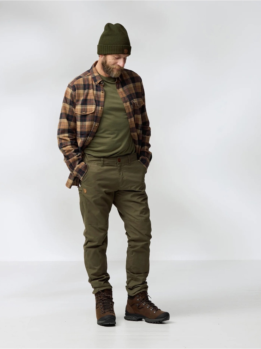 Fjallraven Mens G-1000 Sormland Tapered Trousers Size 32 Style# 90651